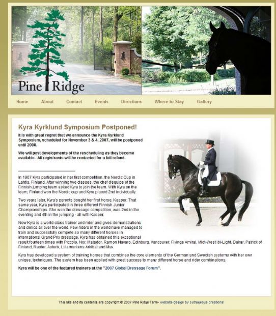 Pine Ridge Dressage